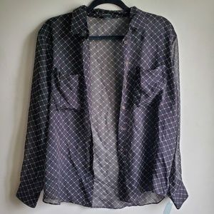 Club Monaco 100% Silk Blouse